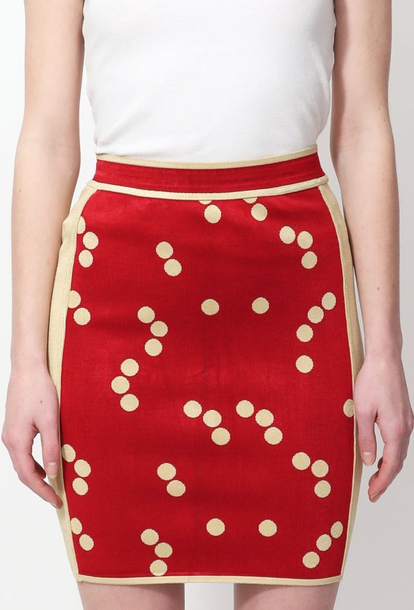 Alaïa ICONIC S/S 1991 Dotted Skirt - 3