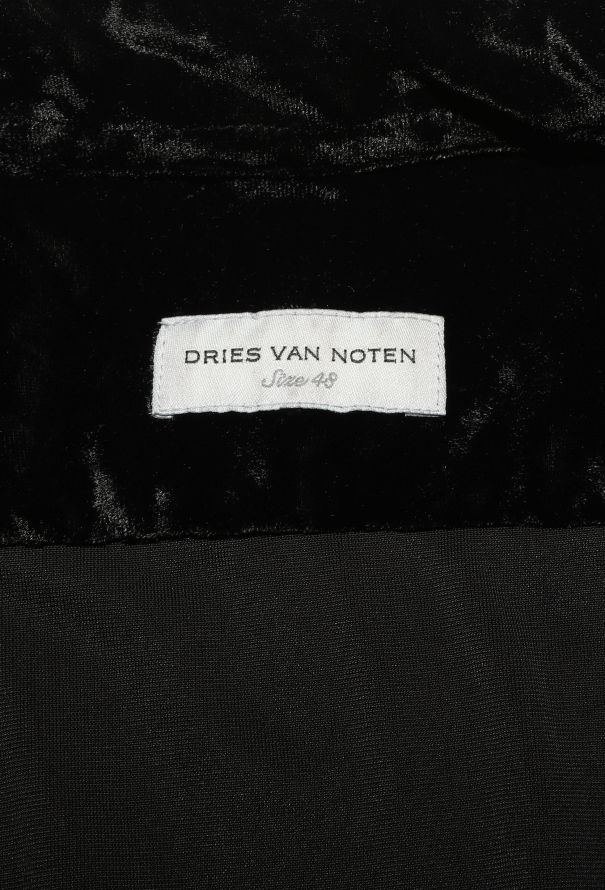 Dries Van Noten 2020 Crushed Velvet Shirt - 6