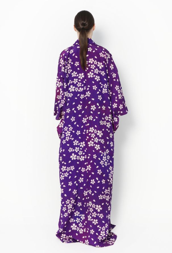 World Treasures Authentic Long Floral Kimono - 4