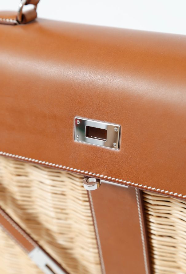 Hermès Collector Barenia & Osier Picnic Kelly 35 - 17