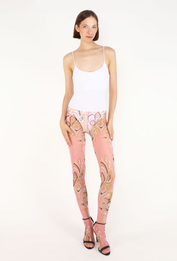Emilio Pucci Printed Mesh Leggings, 2022 - 1