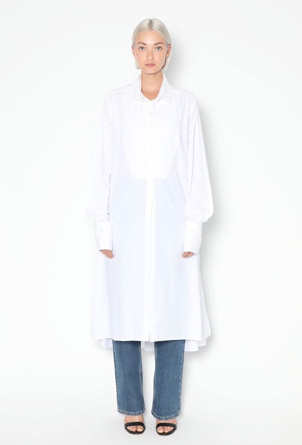 Ann Demeulemeester Button-Up Tunic Dress - 1