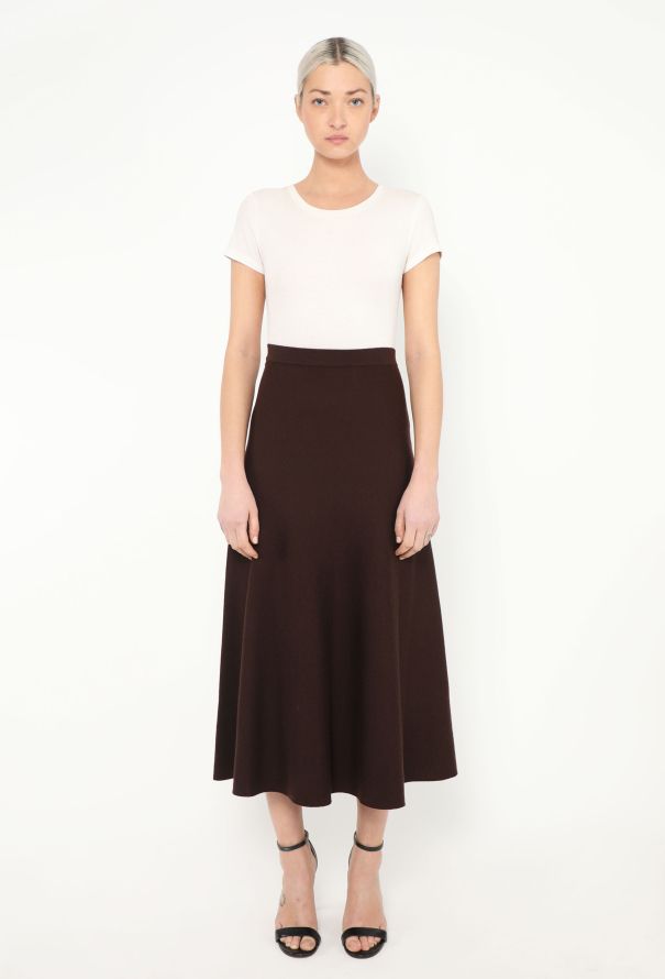 Gabriela Hearst F/W 2021 Freddie Flare Skirt - 3