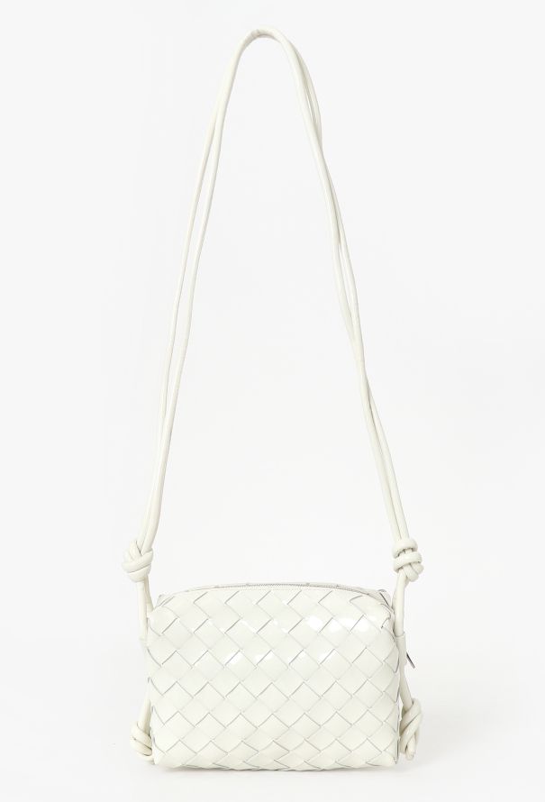 Bottega Veneta Mini Loop Camera Bag White - 1