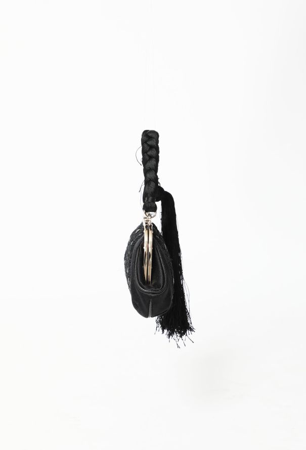 Gucci Early 2000s Satin Tassel Bag - 5