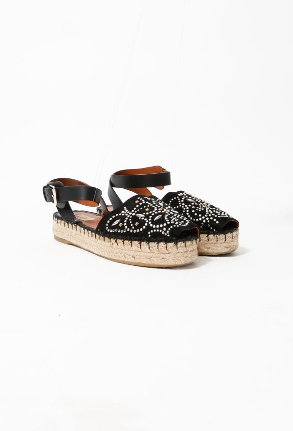 Valentino Stud Suede Espadrilles - 7
