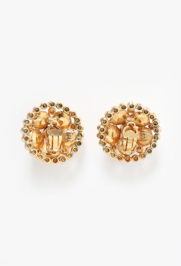 Chanel 1986 Castellane Pearl Cluster Clip Earrings - 3