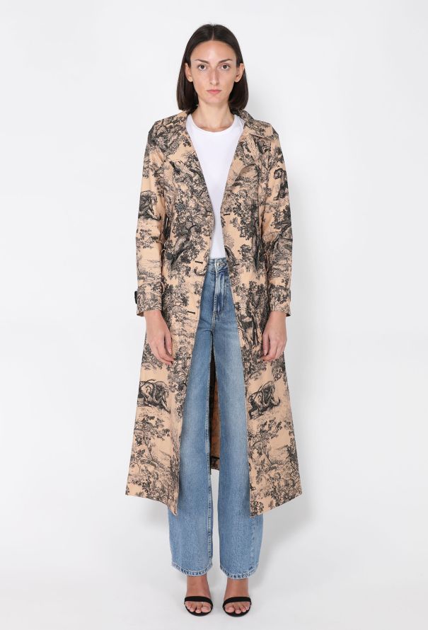 Dior Toile de Jouy Trench Coat, Resort 2019 - 4