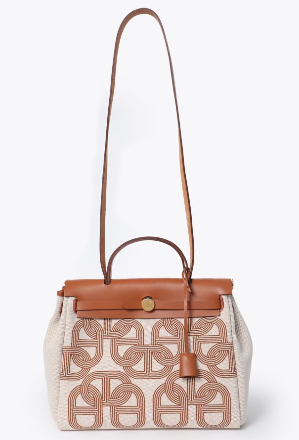 Hermès Limited Edition: Circuit 24 Toile & Vache Hunter Herbag 31 - 1