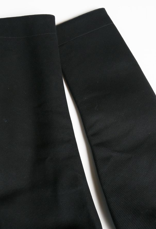 Alaïa Navy Flared Skater Coat - 6