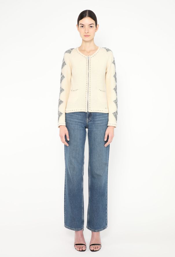 Chanel Iridescent Argyle Cardigan - 3