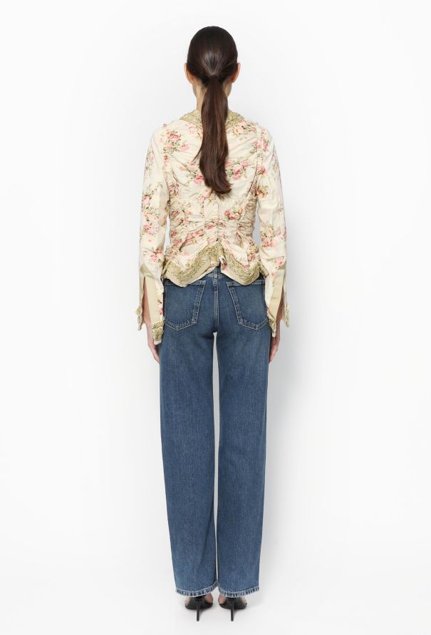 Junya Watanabe Stunning S/S 2008 Lace Trim Jacket - 5