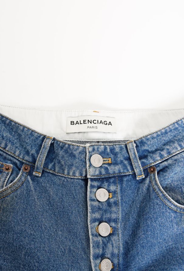 Balenciaga 2016 Tapered Buttonfly Jeans - 6