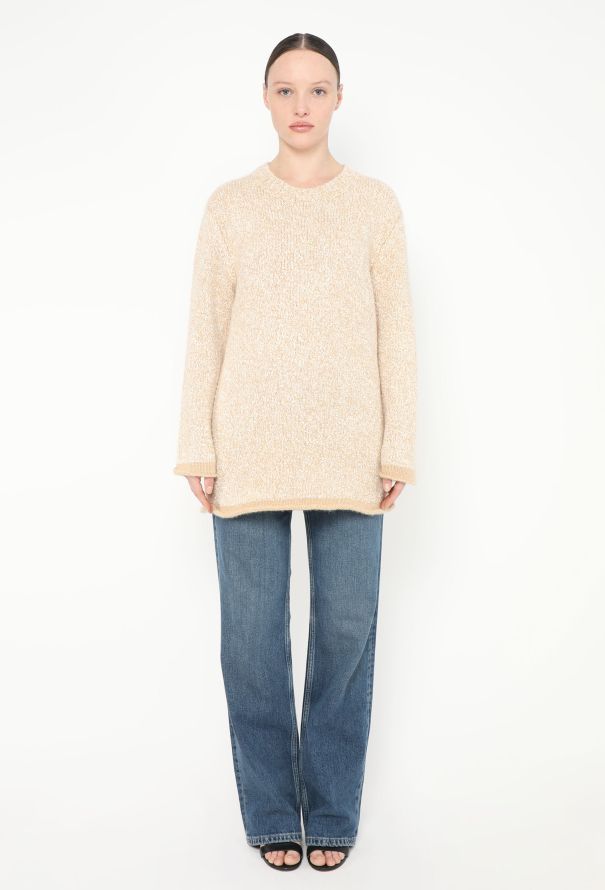 The Row 2021 Cambria Bouclé Cashmere Sweater - 3