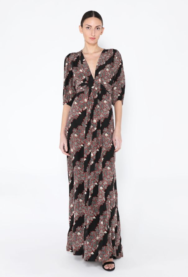 Ossie Clark '70s Printed Rayon Dress - 2