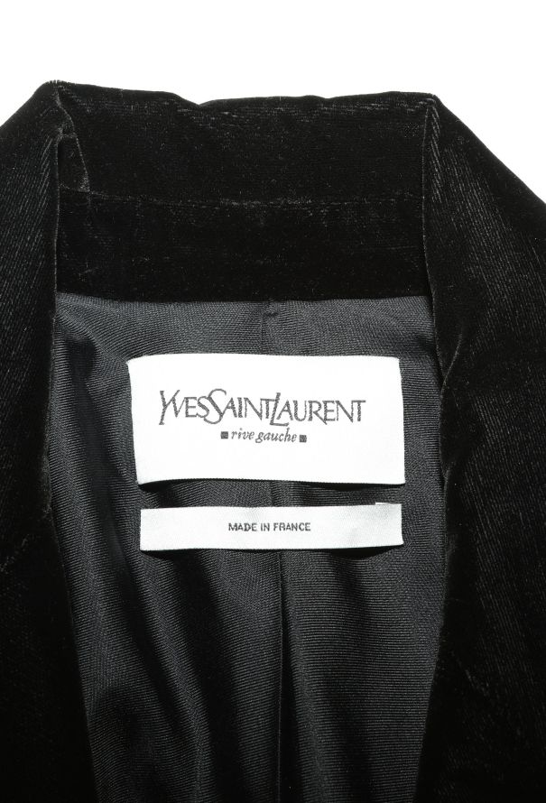 Saint Laurent F/W 2002 Tailored Velvet Blazer - 8