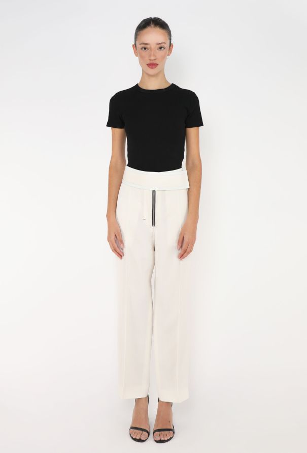 Céline S/S 2016 Silk Belted Trousers - 3