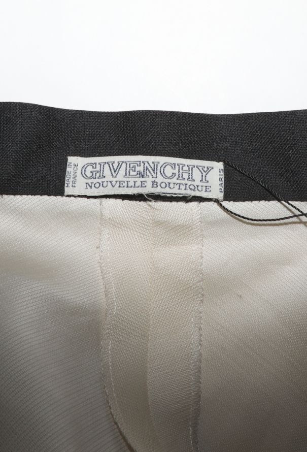 Givenchy Bicolor Silk Piqué Cape Ensemble, 1980s - 10