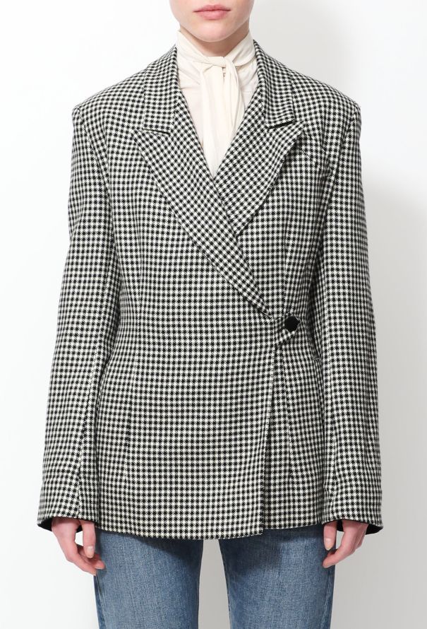 90s Houndstooth Blazer - 2