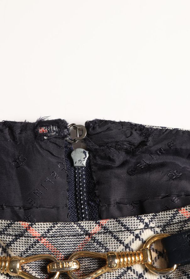 Céline '70s Pleated Horsebit Skirt - 7