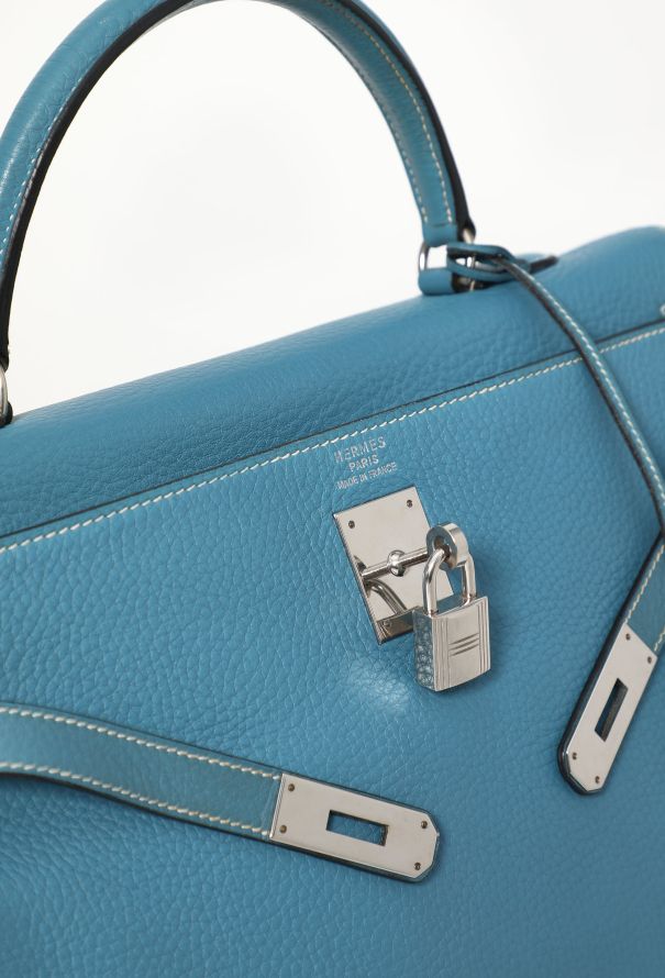 Hermès Bleu Jean Clemence Kelly Retourné 35 - 16