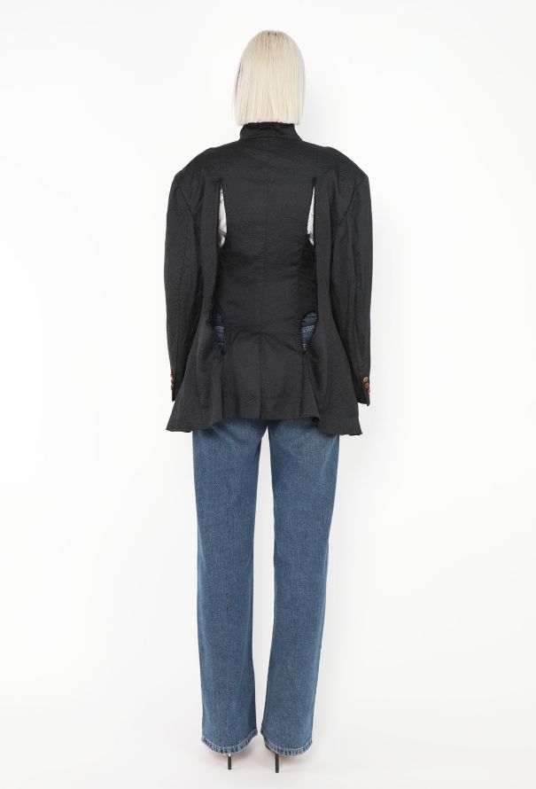 Comme des Garçons 2019 Deconstructed Textured Blazer - 3