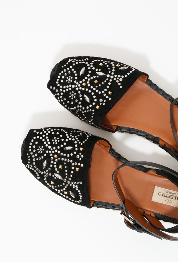 Valentino Stud Suede Espadrilles - 2