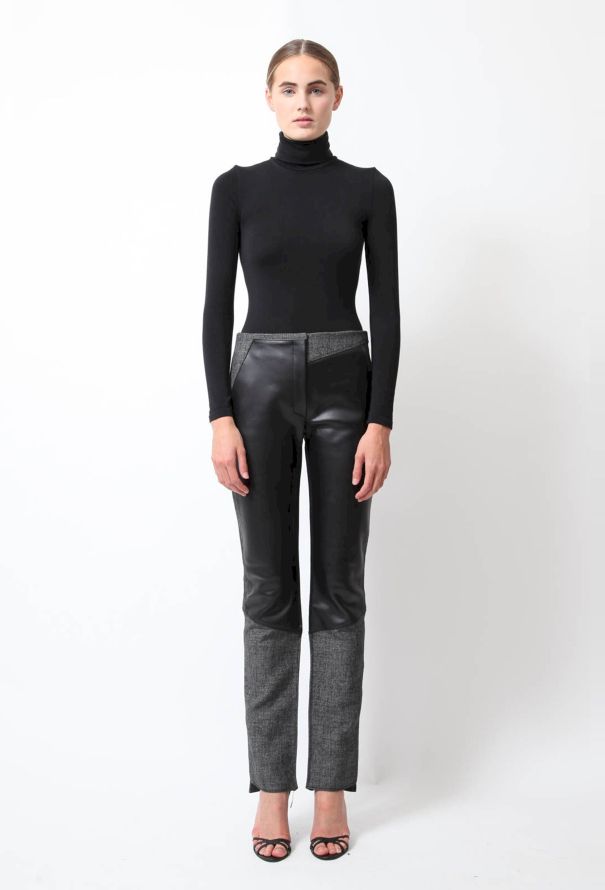 Balenciaga F/W 2011 Faux Leather Trousers - 1