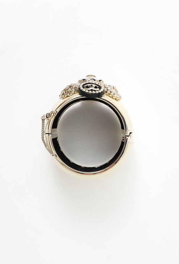 Chanel Embellished 'CC' Pendant Cuff - 6