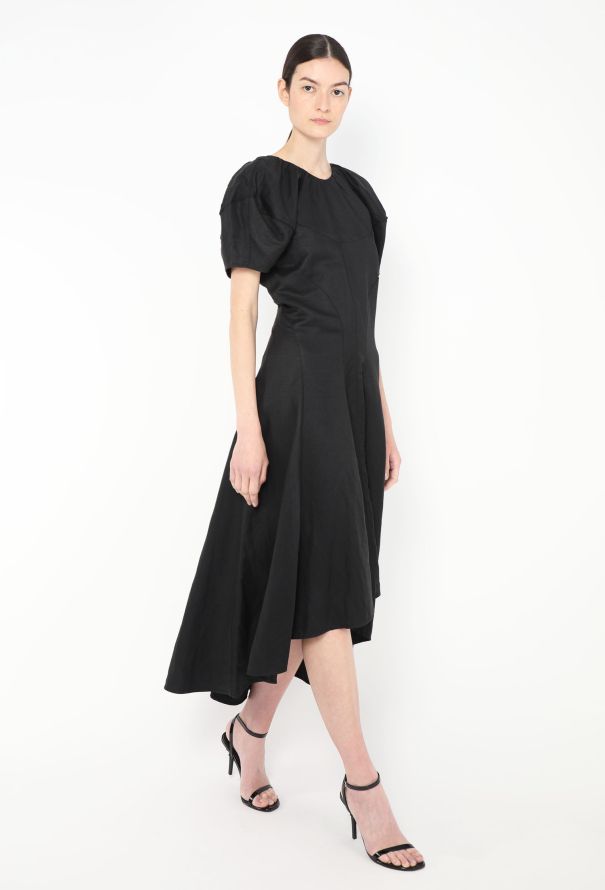 Céline 2017 Asymmetrical Linen Dress - 2