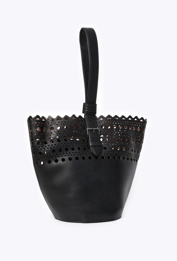 Alaïa Laser-cut Calfskin Bucket Bag - 2