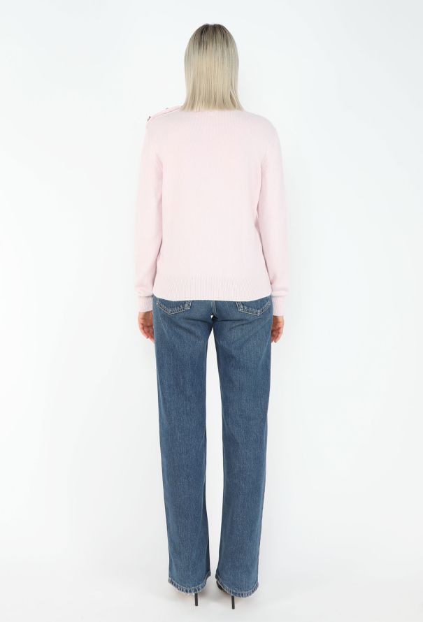 Bottega Veneta Resort 2023 Cashmere Knot Button Sweater - 6