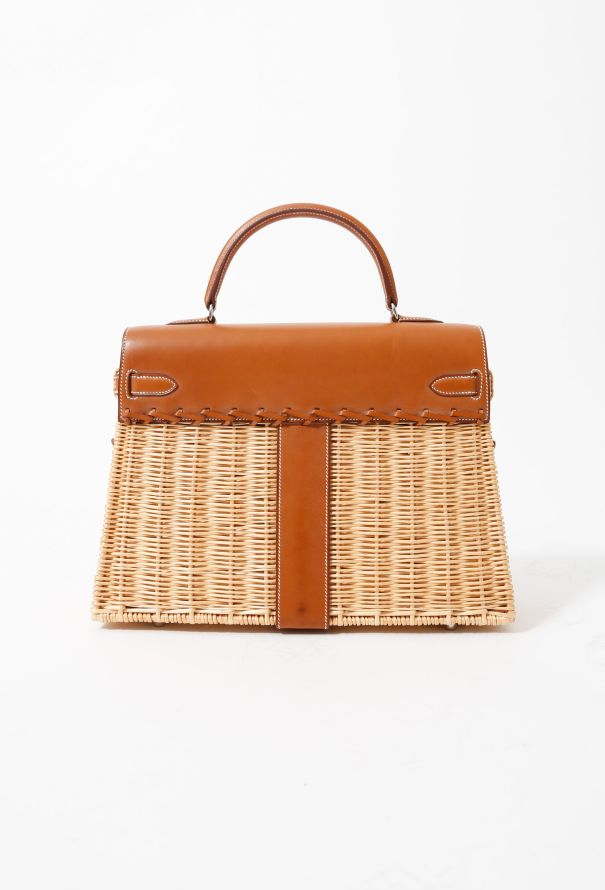 Hermès Collector Barenia & Osier Picnic Kelly 35 - 8
