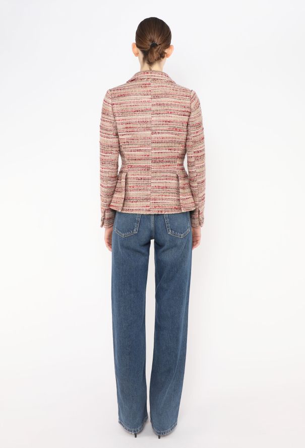 Prada F/W 2000 Tweed Cinched Blazer - 6