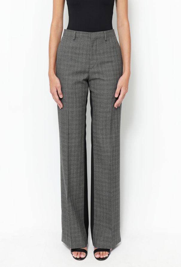 Givenchy Checkered Crêpe Trousers - 3
