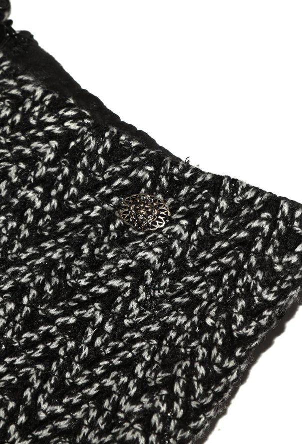 Chanel Chevron Tweed Wrap Skirt - 6