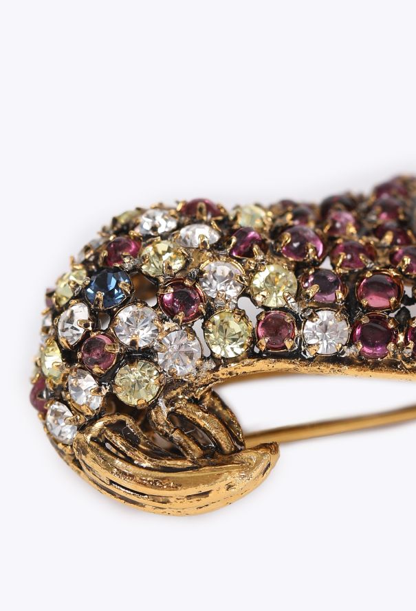 Iradj Moini Embellished Parrot Brooch, 1990s - 6
