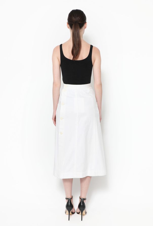Saint Laurent S/S 1979 Cotton Pocket Skirt - 5