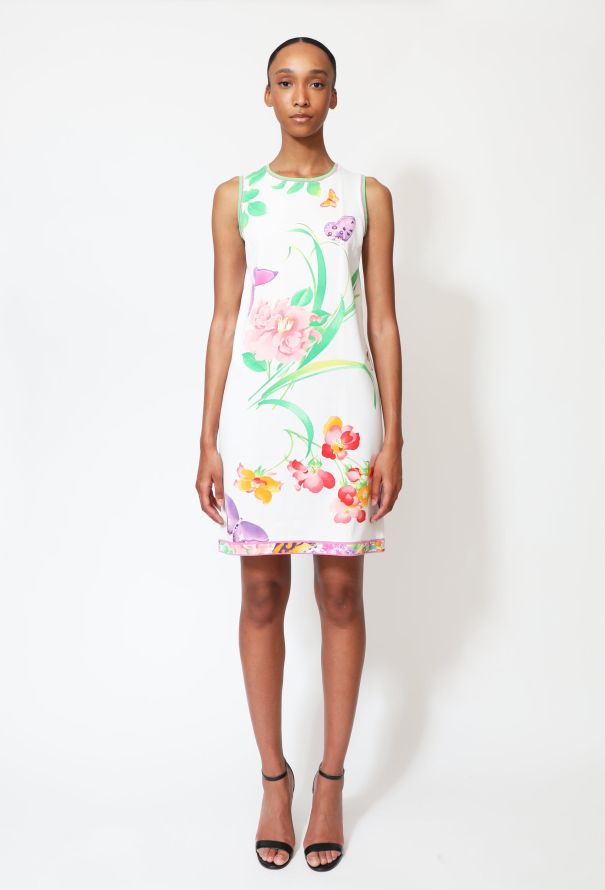 Exquisite Vintage Leonard Floral Belted Day Dress - 2