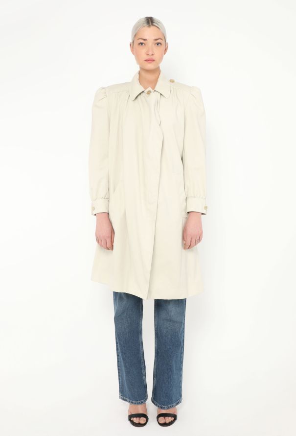 Balenciaga 2017 Belted Structured Trench - 3