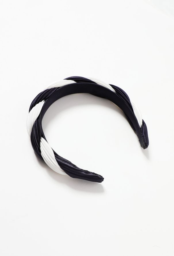Exquisite Vintage Alexandre Paris Bicolor Braided Headband - 3