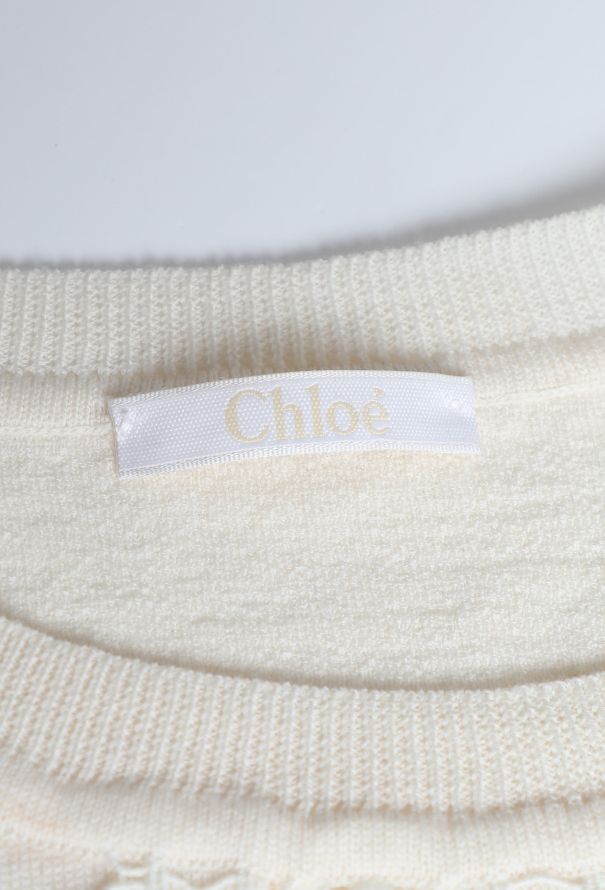 Chloé 2015 Crochet Detail Sweater - 6