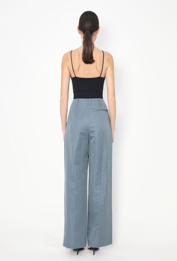 The Row 2021 Gaugin Pleated Cotton Trousers - 4