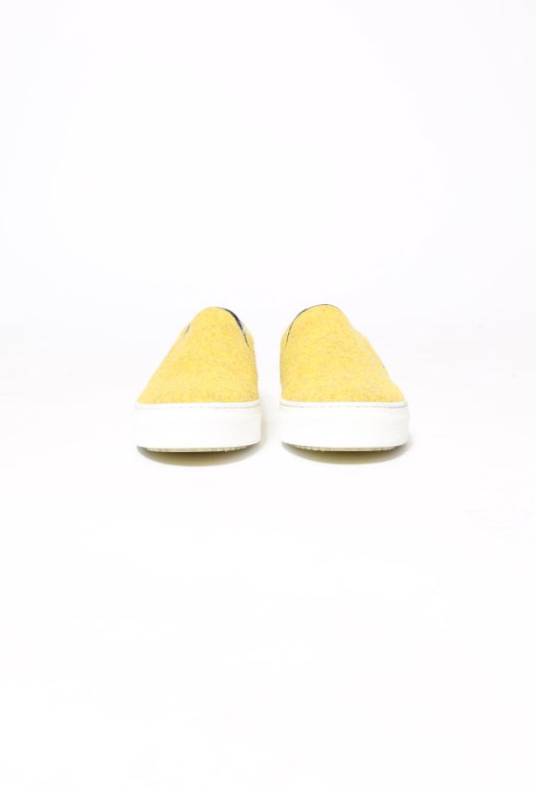 Céline 2014 Felt Slip-On Sneakers - 3