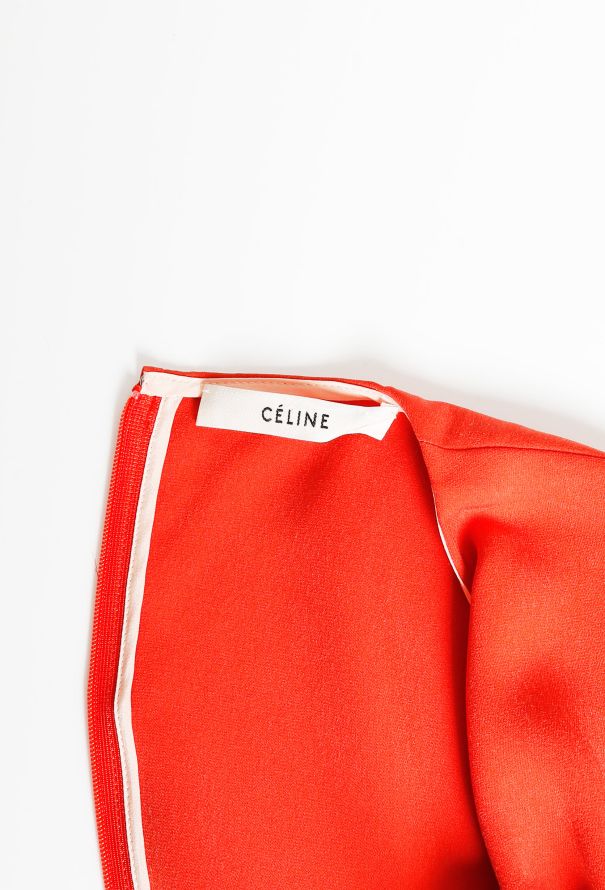 Céline Colorblock Silk Dress - 4
