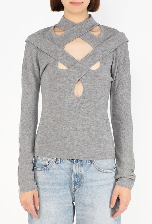 Alexander McQueen Cut-Out Ribbed Top, 2001 - 1