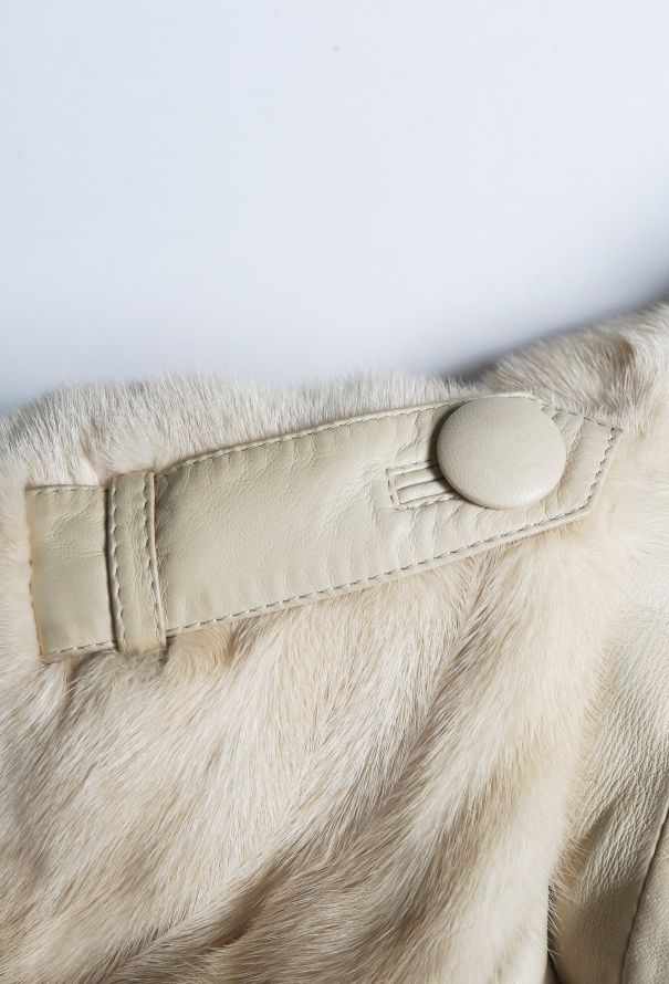 Dior F/W 2005 Leather Trim Mink Trench - 9