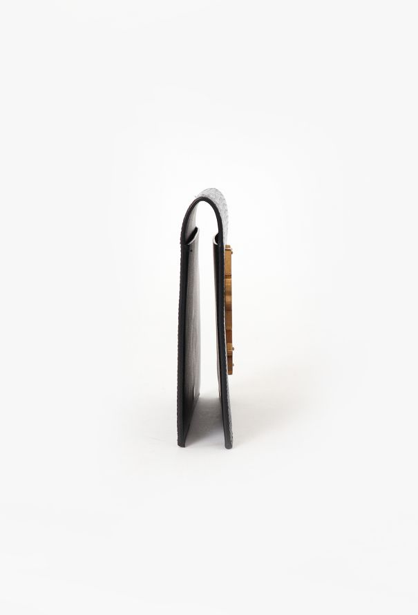 Saint Laurent F/W 2025 Show Invitation Leather Card Holder - 4
