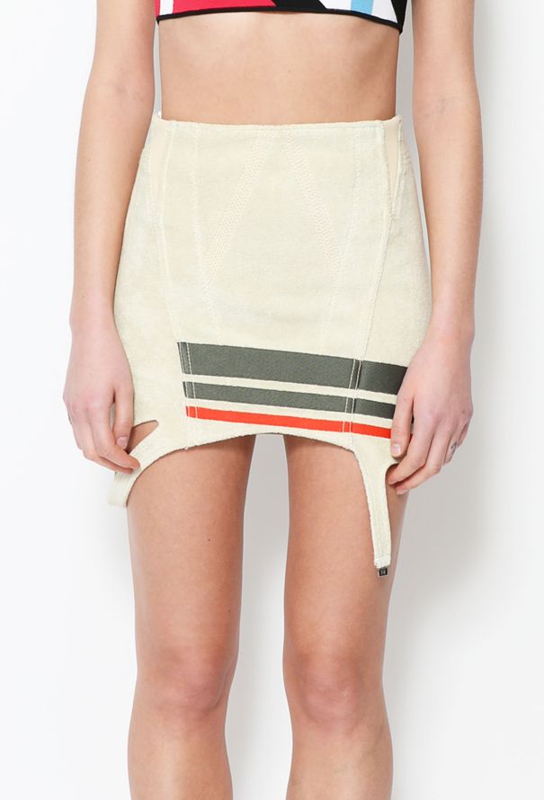 Paco Rabanne S/S 2016 Terrycloth Skirt - 3