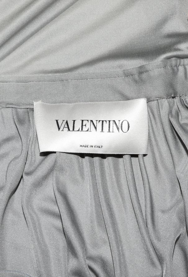 Valentino 2022 Silk Pleated Midi Dress - 5